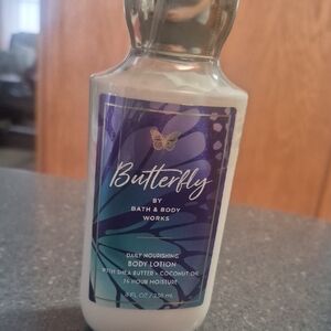 Bath & Body Works Butterfly Body Lotion - Purple and Blue